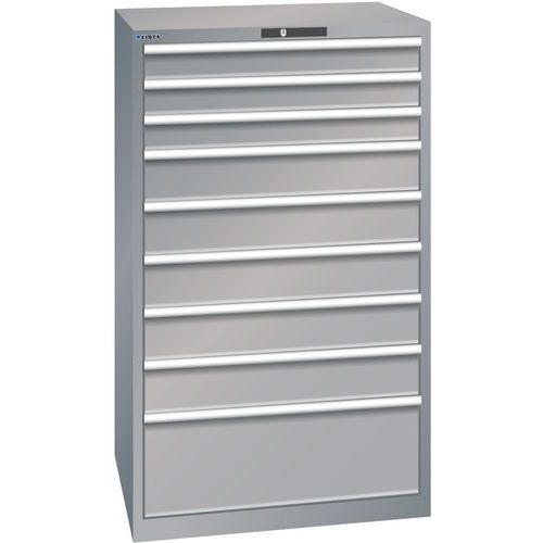 LadeLadekast 9 lades 45x36E - Hoogte 1450 mm - Lista