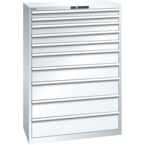 Armoire 10 tiroirs 1023x572x1450mm - Capacité 200 kg - Lista