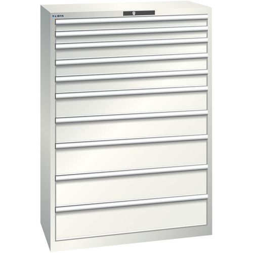Armoire 10 tiroirs 1023x572x1450mm - Capacité 200 kg - Lista