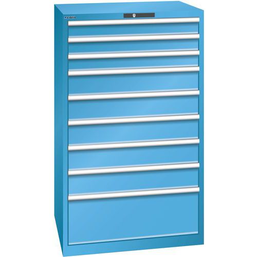 LadeLadekast 9 lades 45x36E - Hoogte 1450 mm - Lista