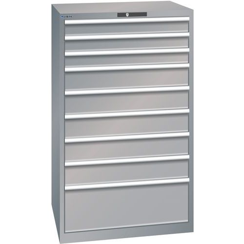 LadeLadekast 9 lades 45x36E - Hoogte 1450 mm - Lista
