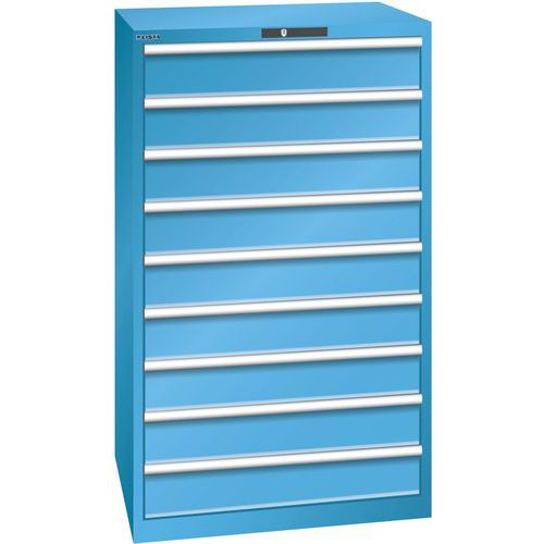 LadeLadekast 9 lades 45x36E - Hoogte 1450 mm - Lista