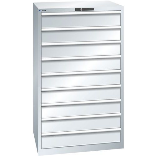 Armoire 9 tiroirs 45x36E - Hauteur 1450mm - Lista