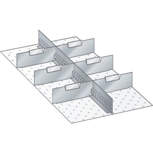 Set-indelingsmateriaal 18x36E (bxdxh) 306x612x50 mm - lista