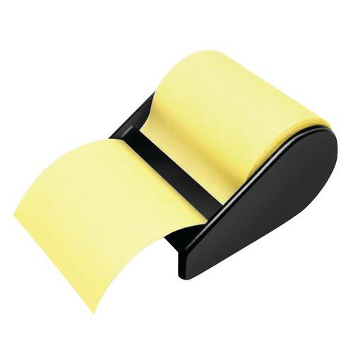 Memo dispenser met zelfklevende notities op rol geel Brix - 60 mm x 10 m Memo dispenser met zelfklevende notities op rol geel Brix - 60 mm x 10 m
