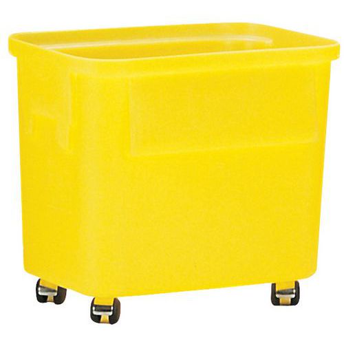 Bac emboîtable Ercobox - Longueur 600 mm- 75 L - Avec roulettes