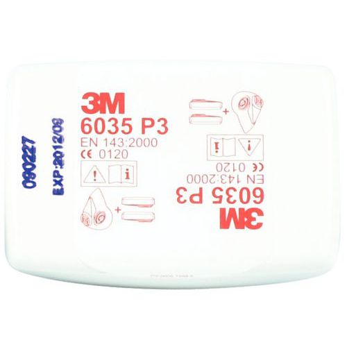Filter voor ademhalingsmasker 6035 P3 - 3M