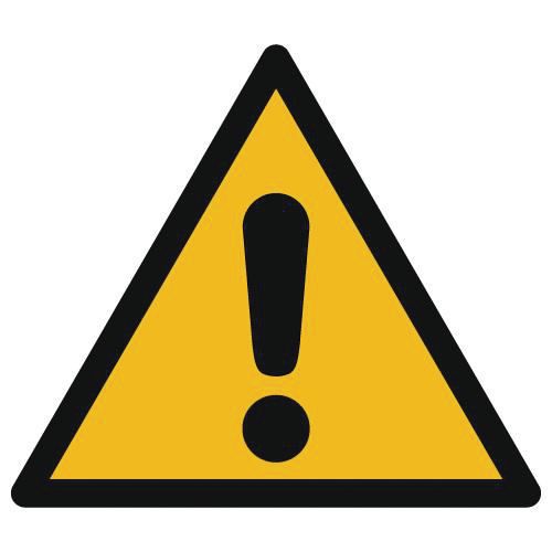 Waarschuwingsbord - Algemene waarschuwing - Zelfklevend - Manutan Waarschuwingsbord - Algemene waarschuwing - Zelfklevend - Manutan