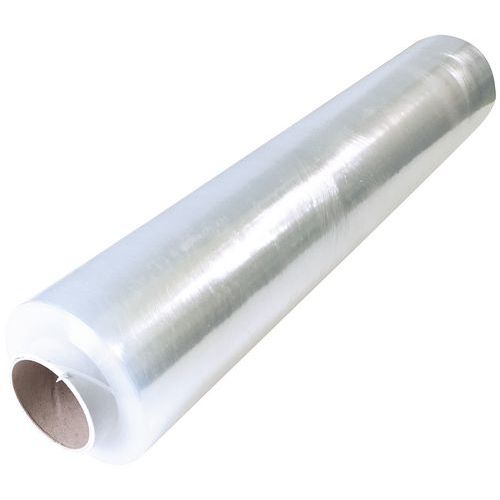 Handmatig afrolbare rekfolie cast - Rolbreedte 450 mm - 15 tot 30µ - Manutan