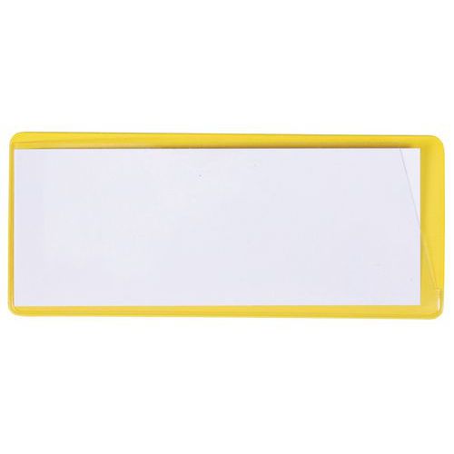 Zelfklevende of magnetische gekleurde etikethouder, Lean Management: ja, Type: Etikethouder, Breedte: 140 mm