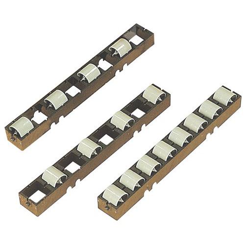 Kunststof rollenrails - Set van 10 rails - Lengte 272 mm