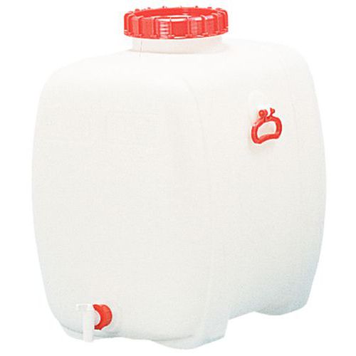 Vat met kraan DN19 en handgrepen - 60 tot 500 l - Cemo