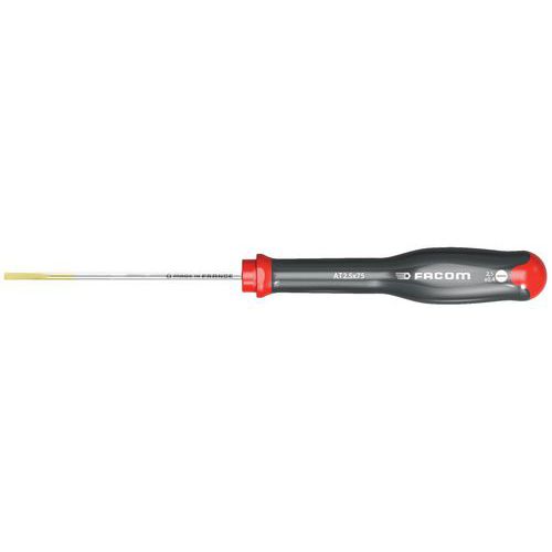 Schroevendraaier Protwist® gesmeed, Schroef uitsparing: Sleuf, Type nr.: AT2.5x75, Lengte mes: 75 mm