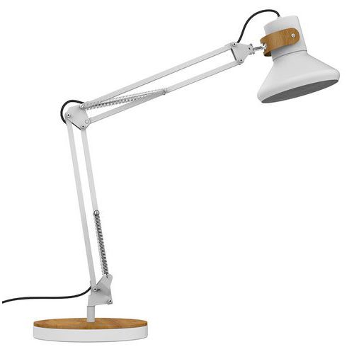 Bureaulamp Baya Bamboo, led lamp - wit - Unilux