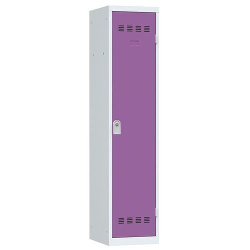 Vestiaire industrie salissante - Largeur 400 mm - 1 colonne - Vinco