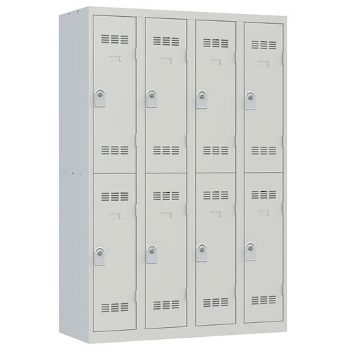 Vestiaire multicases couleur - 1 à 4 colonnes - Largeur 300 mm - Vinco