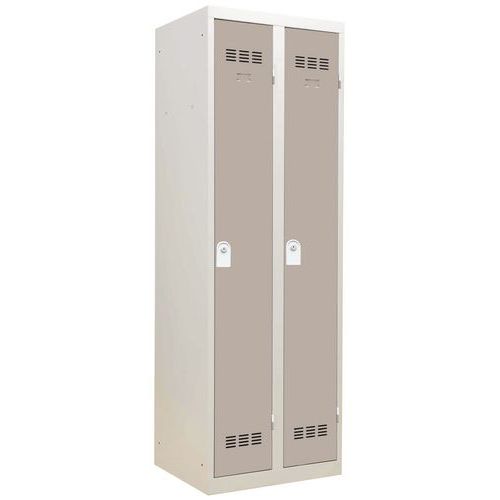Garderobekast lichte industrie - 2 kolommen - Breedte 300 mm - Vinco