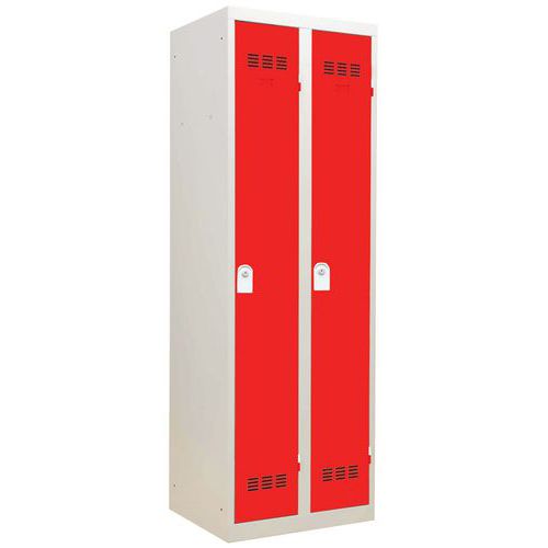 Garderobekast lichte industrie - 2 kolommen - Breedte 300 mm - Vinco