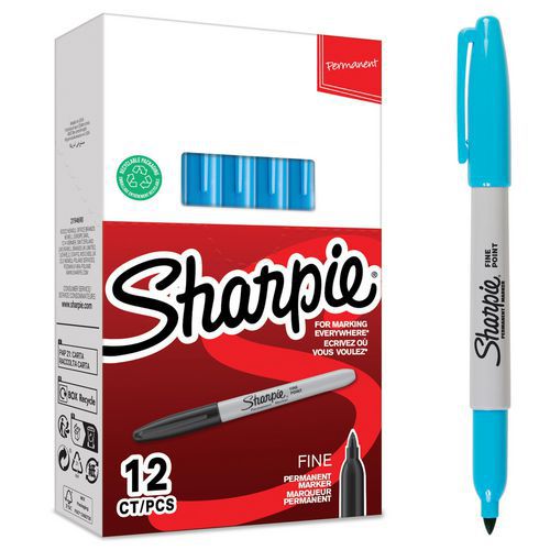 Permanente markeerstift fijne punt - Doos van 12 - Sharpie®