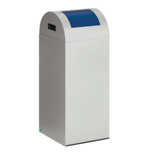 Poubelle tri sélectif anti-feu - 60 L - Avec trappe