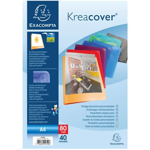 Showalbum kreacover® chromaline 40 tassen 80 zicht Exacompta