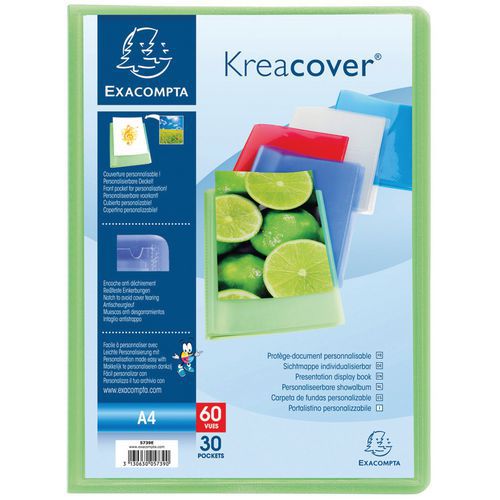 Showalbum kreacover® 8 st. chromaline 50 tassen 100 zicht A4