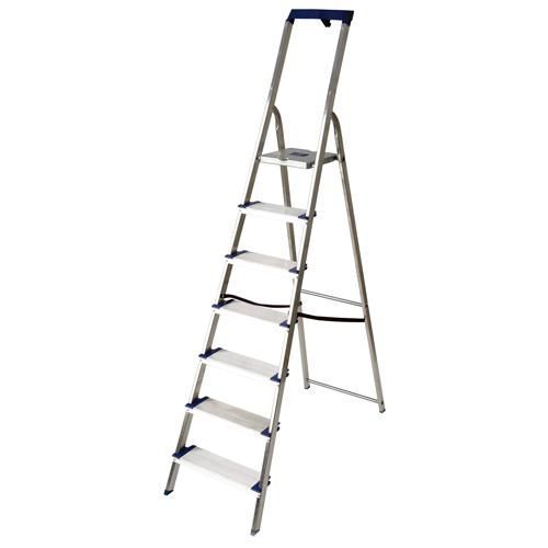 Trapladder met leuning/handreling GAMMA - 5 tot 8 treden - Facal