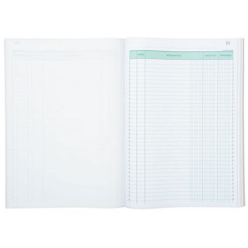Ontvangst/uitgaven doorschrijfpapier dupli - FR. Exacompta