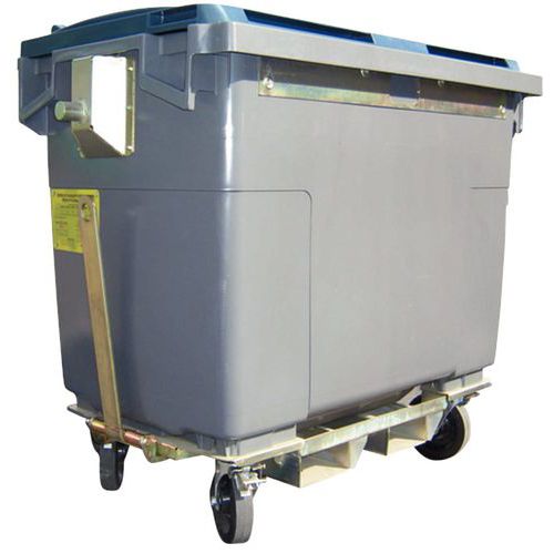 Mobiele container SULO - Koppelstuk - Afvalscheiding - 1000 l
