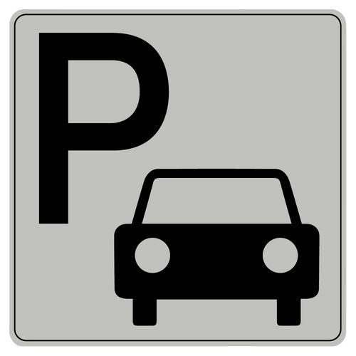 Pictogram van polystyreen ISO 7001 - Parkeerplaats