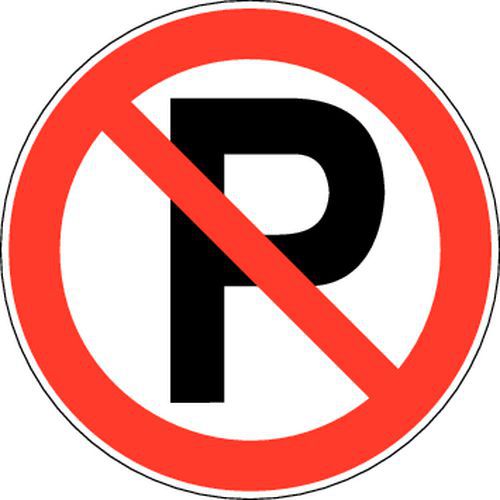 Verbodsbord - Verboden te parkeren - Hard