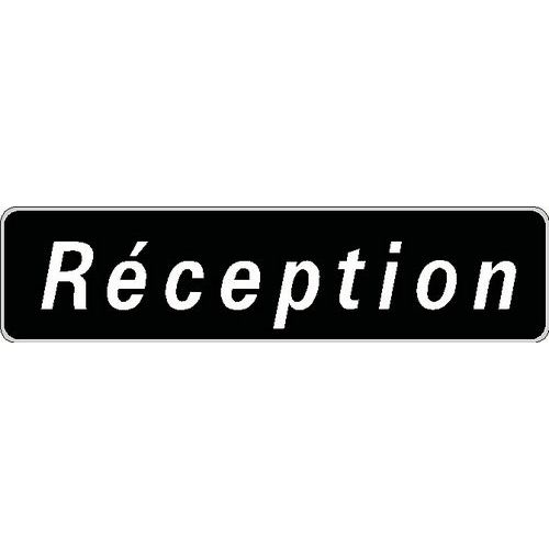 Standaard wegwijsbord Frans - Receptie - Lengte 500 mm
