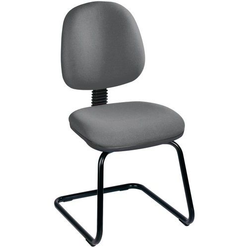 Stoel met kunststof glijders - slee-vorm - Linea Fabbrica