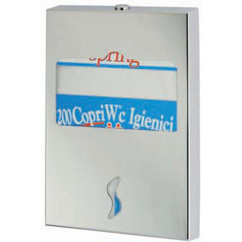 Dispenser voor toiletbrilbeschermer RVS AISI 304 - Medial