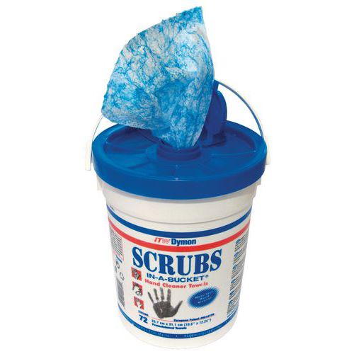 Reinigende doekjes voor handen en gereedschap SCRUBS®