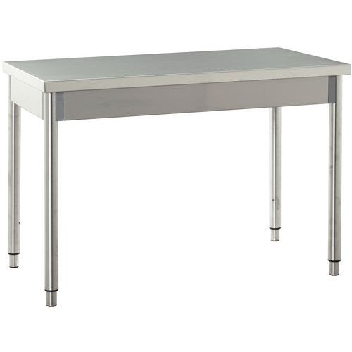 Table de travail en acier inoxydable Table de travail en acier inoxydable