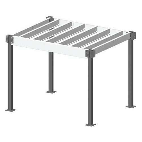 Platform voor industriële opslag, Hoogte: 3000 mm, Breedte: 4200 mm, Diepte: 4200 mm