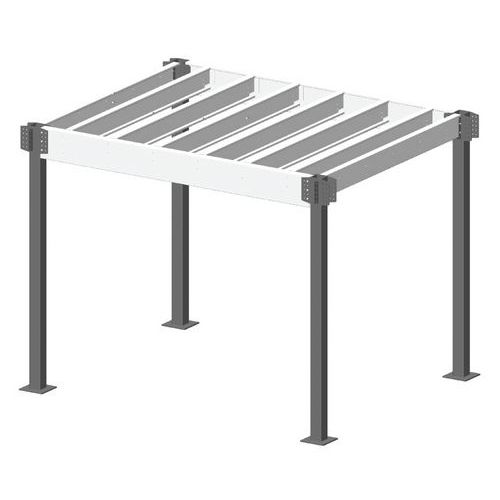 Platform voor industriële opslag, Hoogte: 3000 mm, Breedte: 4200 mm, Diepte: 4200 mm