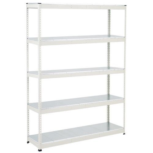 Rayonnage lourd Manutan Rapid 1 - Tablette pleine métal - Manutan Expert