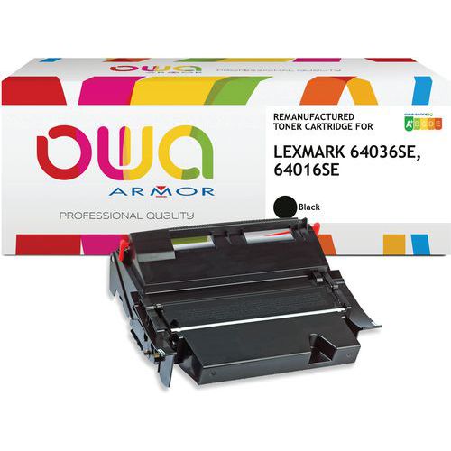 Toner refurbished Lexmark 64036SE - 64016SE - Zwart - Owa