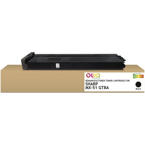 Toner refurbished Sharp MX-51 GT - Owa