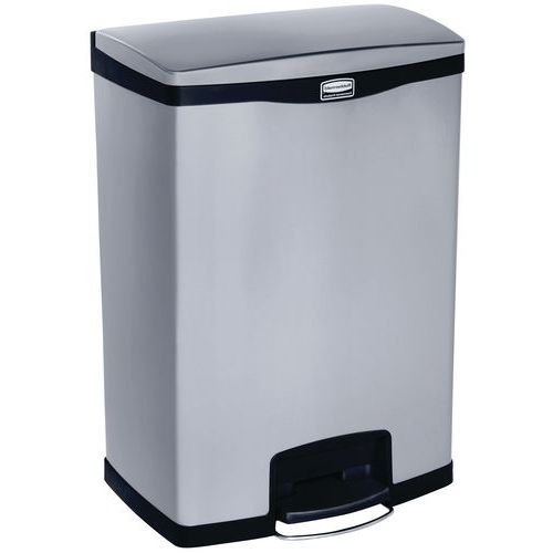 Slim Jim Step On container Front Step RVS 90 ltr Rubbermaid Slim Jim Step On container Front Step RVS 90 ltr Rubbermaid