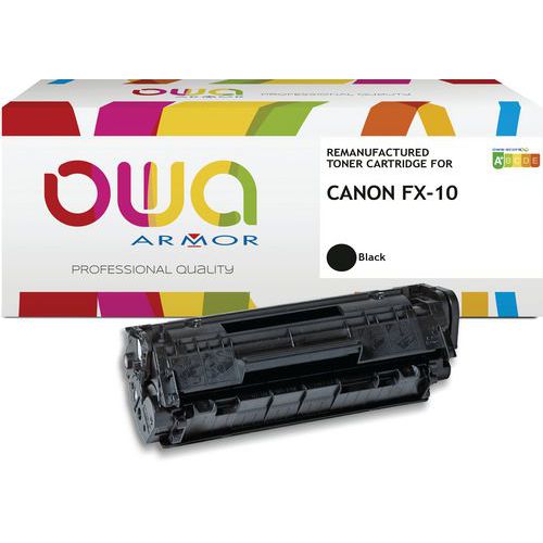 Toner refurbished Canon FX-10 - Zwart - Owa