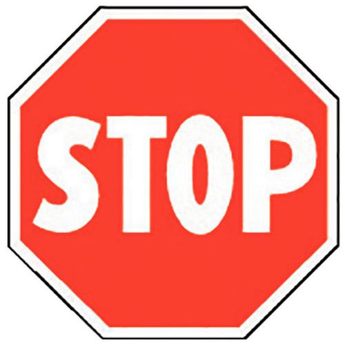 Verbodsbord - 'Stop' - Zelfklevend