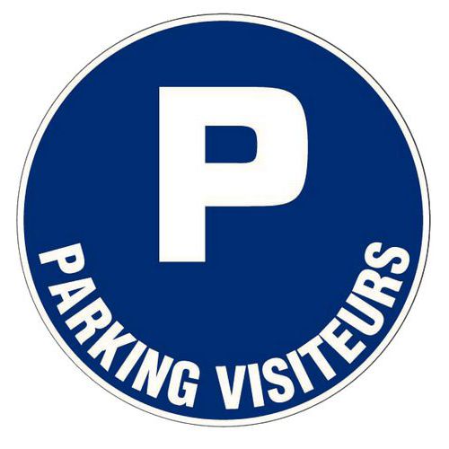 Rond gebodsbord - Parking Franstalig - Hard