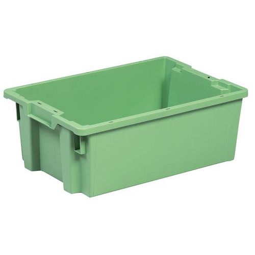 Stapelbare bak Tellus industrieel - lengte 400 tot 600 mm - 18 tot 60 l - Schoeller Allibert