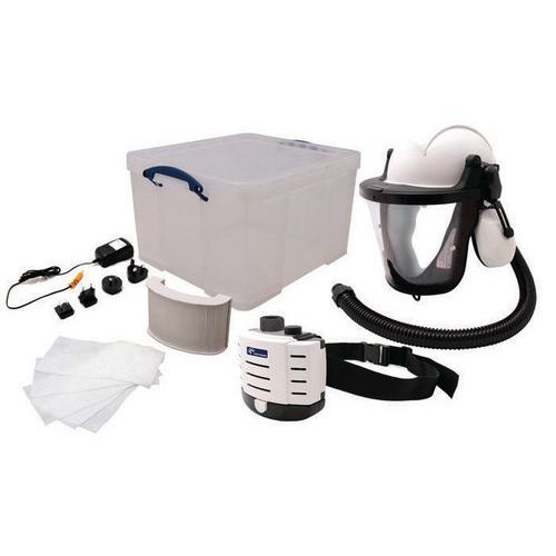 Helm en opklapbaar vizier Concept Air Kit