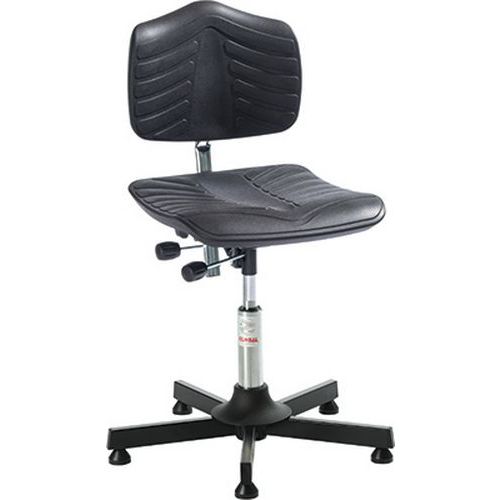 Polyurethaan stoel voor de werkplaats Premium-Global Stole, Zitting materiaal: Polyurethaan