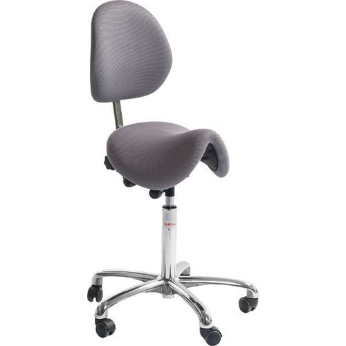 Ergonomische kruk met vulling Dalton Alu610-Global Stole