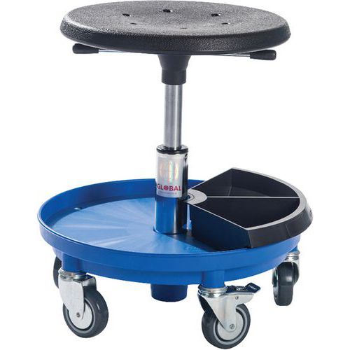 Tabouret polyuréthane Sigma 400P plateau - Global Professional Seating